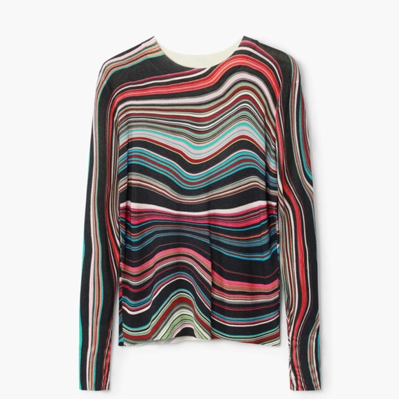 DESIGUAL WAVY STRIPED SWEATER - Picture 6 of 6